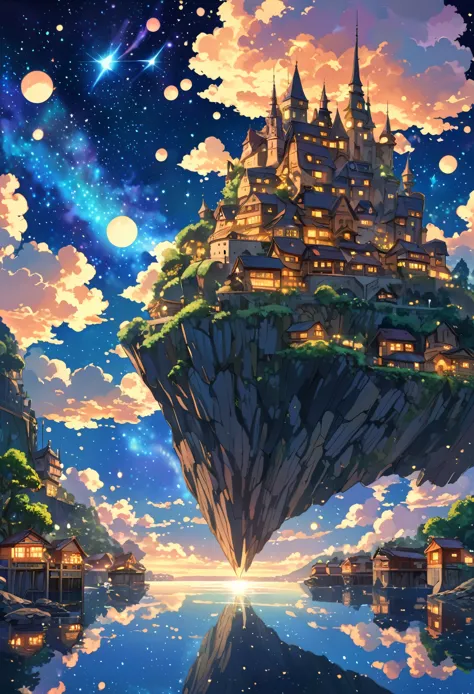 A highly detailed anime-style still art, Ghibli studio style, masterpiece, official art, professional, ((ultra-detailed)), 8k,
(...