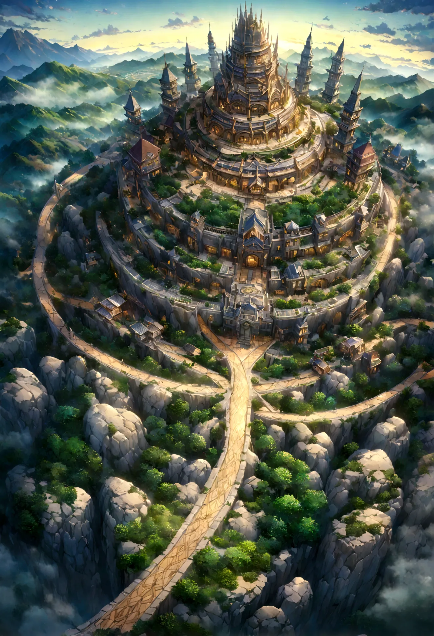 a highly detailed anime-style still art, ghibli studio style, masterpiece, official art, professional, ((ultra-detailed)), 8k, (...