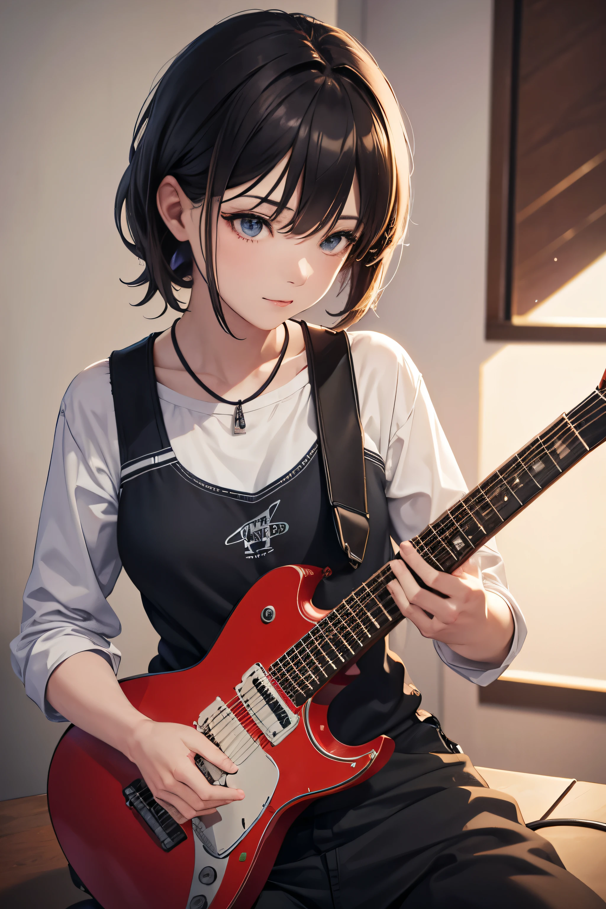 guitarist, Photorealistic, Attention to detail, highest quality, 4K