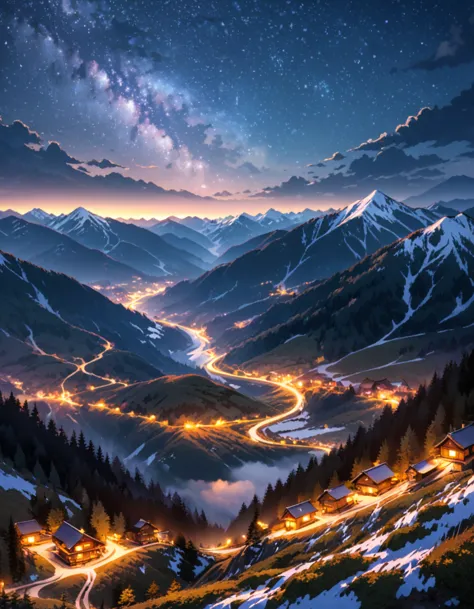 Night in the Mountains