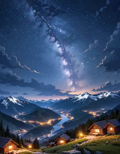 Night in the Mountains