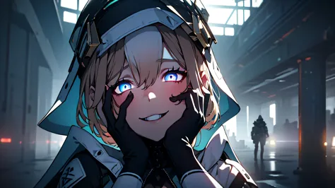 ((best quality)), ((masterpiece)), (detailed:1.4), 3d, an image of a beautiful cyberpunk female, yandere , yandere face , trance...