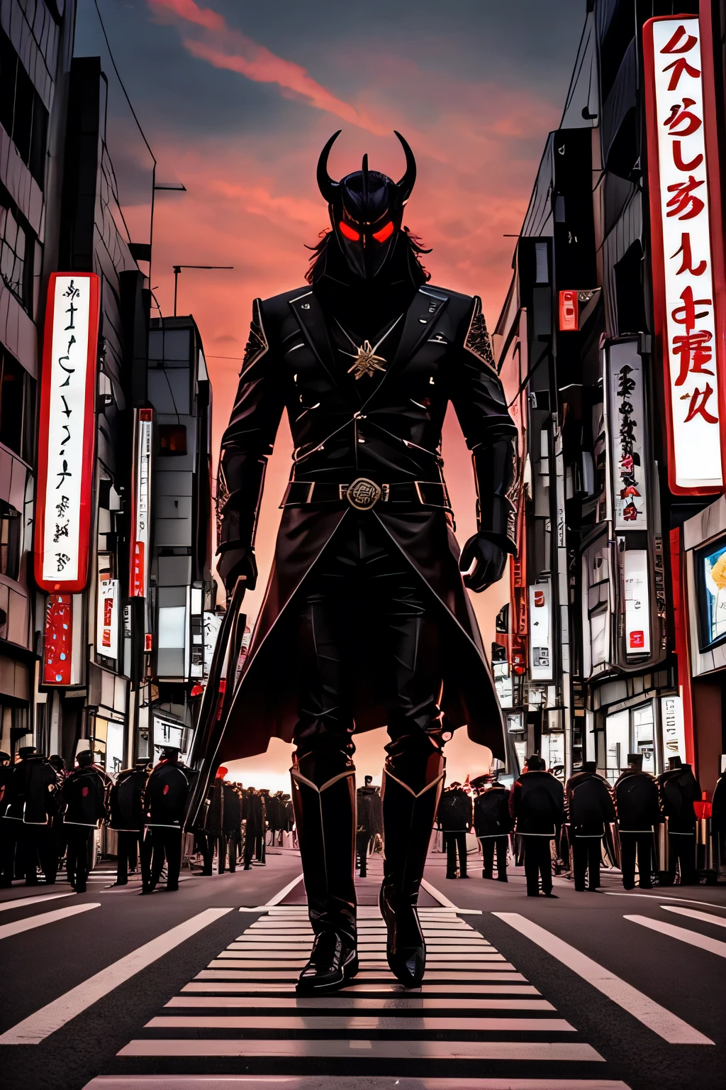 The devil marches through Tokyo