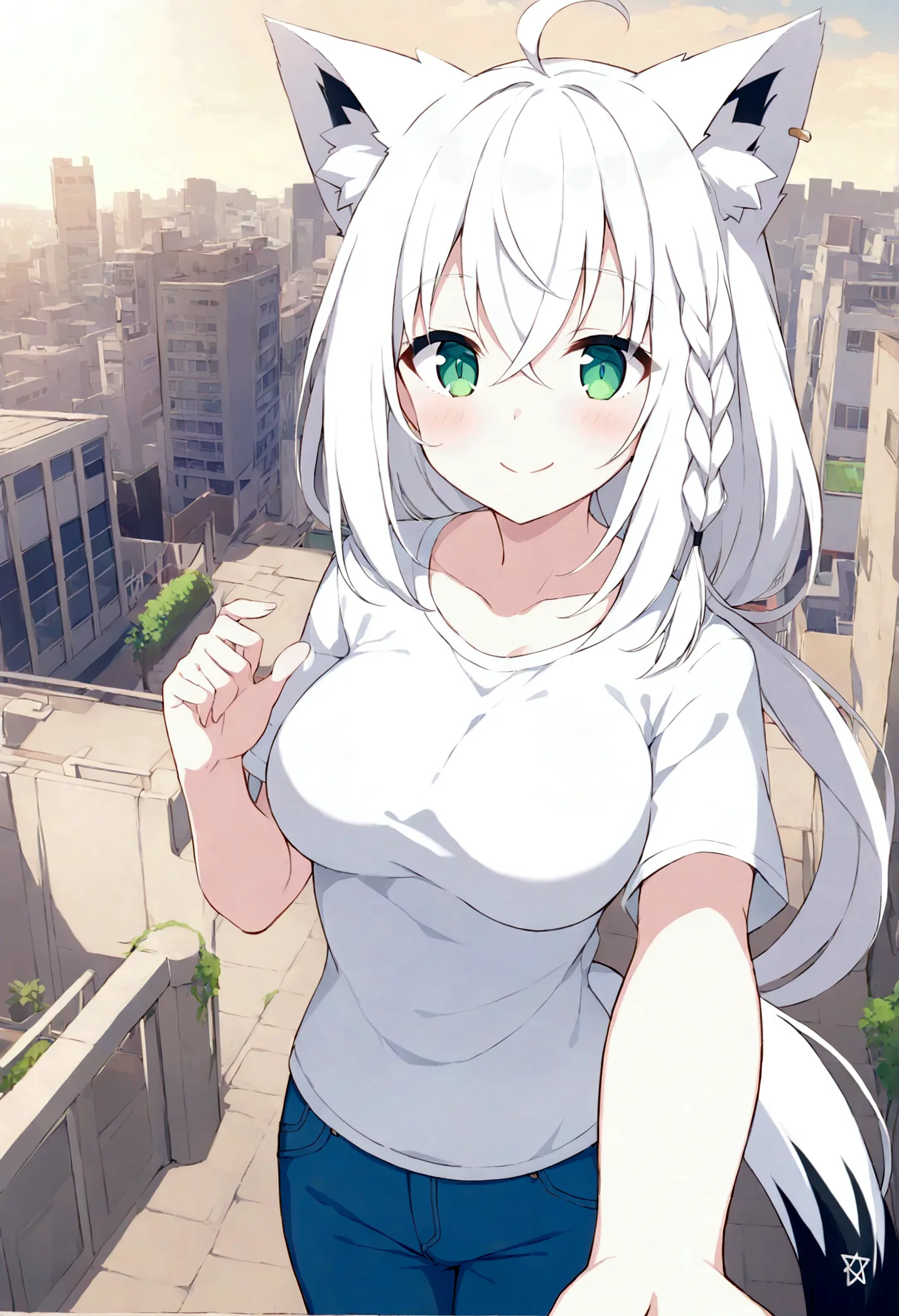 score_9, score_8_up, score_7_up, score_6_up, score_5_up, score_4_up, break source_anime,pov,city,outdoor,smile,standing, shiraka...