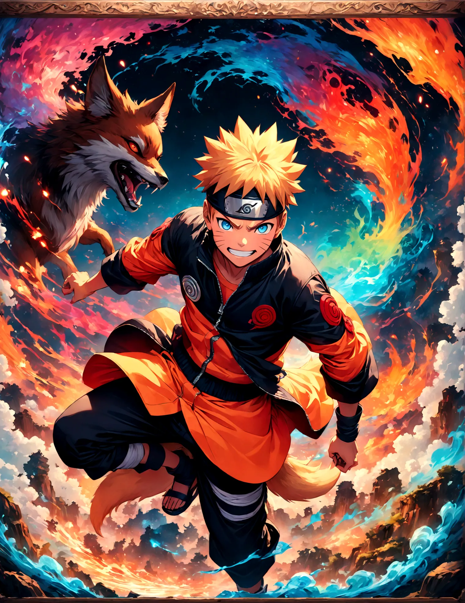 (1 teenager,uzumaki naruto),comics『Naruto』character,Focus on boys,Scroll to expand,Use of magic,Fighting Style,Sarcastic smile,M...