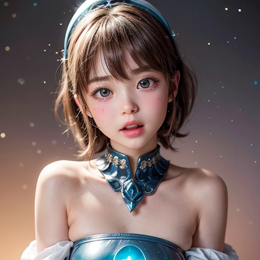 NSFW, 8k, High-level, absurd, masterpiece, best quality, primitive, very detailed CG, very detailed wallpaper, perfect lighting, Extremely detailed (((The personifying " Nausicaa " as a Little Girl))), MysticSight, Tyndall effect, Tyndall scattering, Studio gray background with (many Dazzling RainbowColor particles BokeH:1.28), (RoundlyButts, ThighGap), (Exposed:0.4), (Assfocus with looking ahead), BREAK (NOGIZAKA face variations) Extremely Detailed very KAWAII face variations, perfect anatomy, Childish, captivating gaze, elaborate detailed Eyes with (sparkling highlights:1.28), long eyelashes、Glossy RED Lips with beautiful details, Coquettish tongue, Rosy cheeks, Radiant PearlSkin with clear transparency . { (Dynamic LifeLike expressions:1.4) | :d) }, (large eyes:-1) .