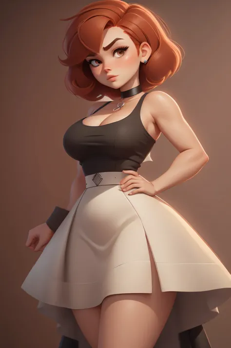 Kim Possible. red hair. very short hairstyle. choker. bbw. bbw. wedding dress.
