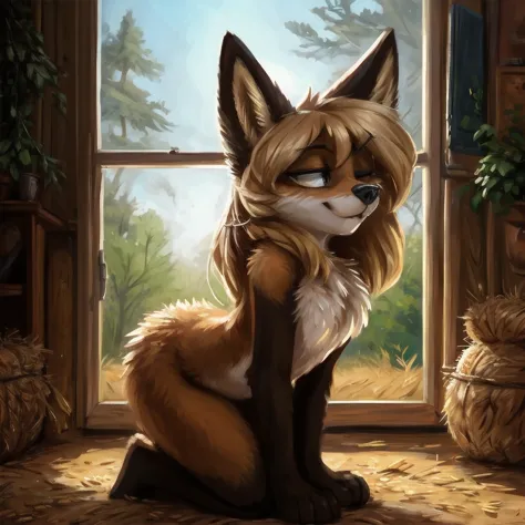 by fluff-kevlar, by zackary911, by kenket, by kilinah, averi, fox girl, chest fluff, sexy, sensual, detailed, uploaded to e621, ...