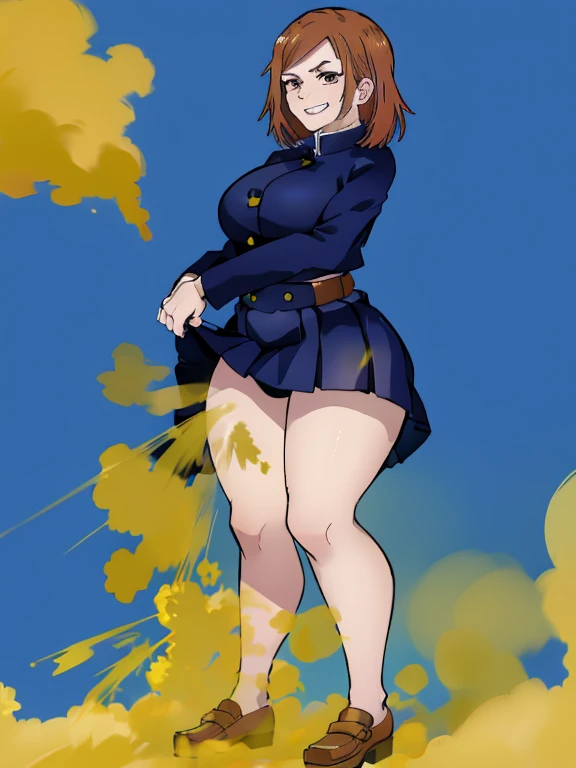 Nobarakugisaki, Kugisaki Nobara, wearing default outfit, dark blue 