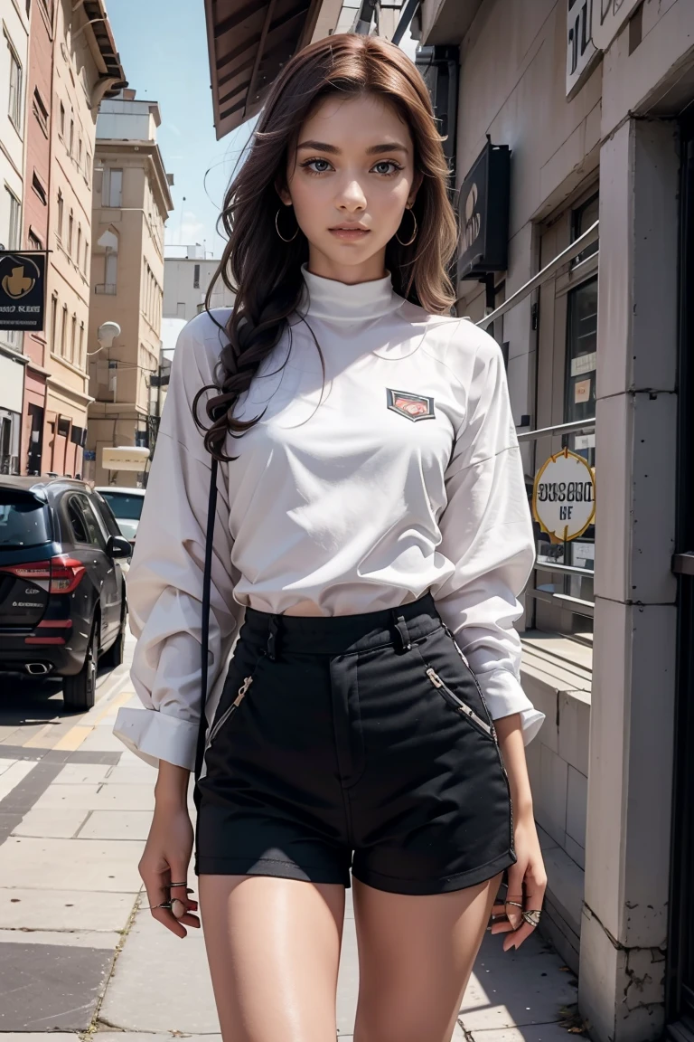 Malina weissman, Small shorts, nurse costume - SeaArt AI