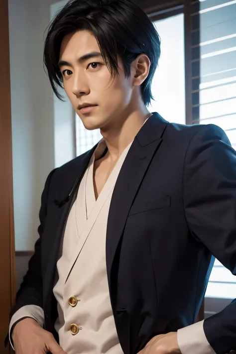 doctor, japanese, handsome, upper body