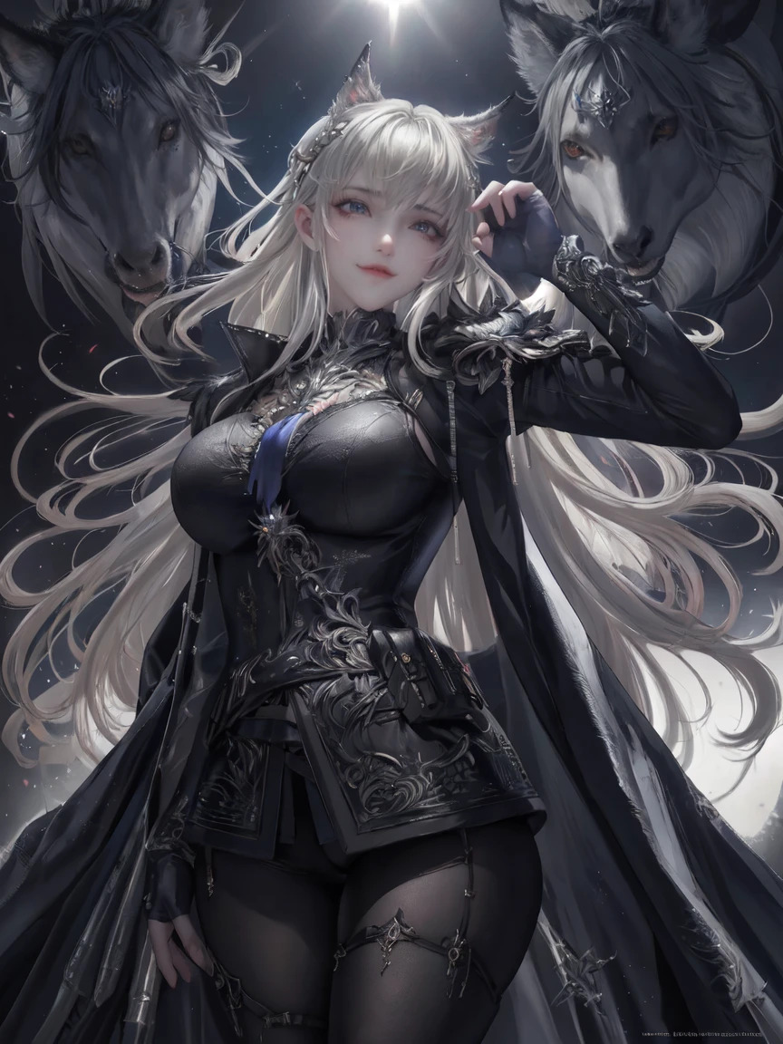 king, 8k, masterpiece, bset quality, girl wearing sexy military officer outfit, tight pants, fishnet stockings, wide-brimmed officer-style trench coat. white leather luxury, glossy, sexy girl fantasy anime artwork, fantasy anime illustration, 8k badass anime, 4k anime art wallpaper, 4k anime art wallpaper, artwork 2.5 d cgi fantasy anime art, 8k anime art wallpapers, detailed digital anime art, beautiful fantasy anime, majestic epic anime artwork, 4k anime wallpapers, artwork detailed anime, sexy, seductive, giant, women, anime style, best quality, extremely detailed, best silhouette), font (detail) backdrop, dark fantasy), (beautifully detailed face), high contrast, (best lighting details, extremely delicate and beautiful eyes), ((cinematic lights)), colorful, super detailed, dramatic lighting statue, intricate details (1 girl, solo, sharp face, . Blonde, super long hair, bangs, long eyelashes, dynamic angles),
