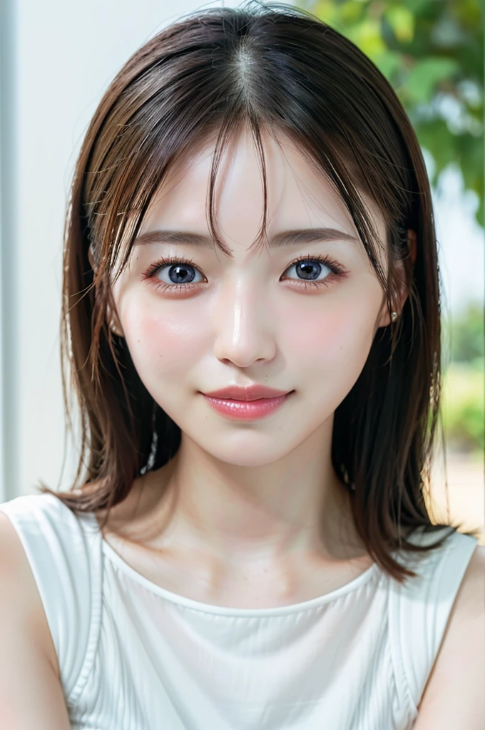 (highest quality、Tabletop、8k、Best image quality、Award-winning works)、One beautiful woman、Glowing Beautiful Skin、Shining Ultra HD Skin、(Accurate anatomy:1.3)、A gentle smile looks at me、(Face close-up:1.3)、Standing Elegantly、(Blurred pure white background:1.1)、Portrait Photography、(very bright and vivid:1.1)、Very romantic、光を受けてGlowing Beautiful Skin、(very bright and refreshing:1.1)、(The most detailed and perfect face:1.1)、(The most detailed glowing eyes:1.1)、(Beautiful and moisturized skin:1.1)、(1 person:1.1)、Ultra HD Hair、Ultra-high resolution face、Ultra-high resolution eyes