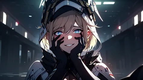 ((best quality)), ((masterpiece)), (detailed:1.4), 3d, an image of a beautiful cyberpunk female, yandere , yandere face , trance...