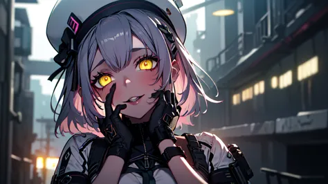 ((best quality)), ((masterpiece)), (detailed:1.4), 3d, an image of a beautiful cyberpunk female, yandere , yandere face , trance...