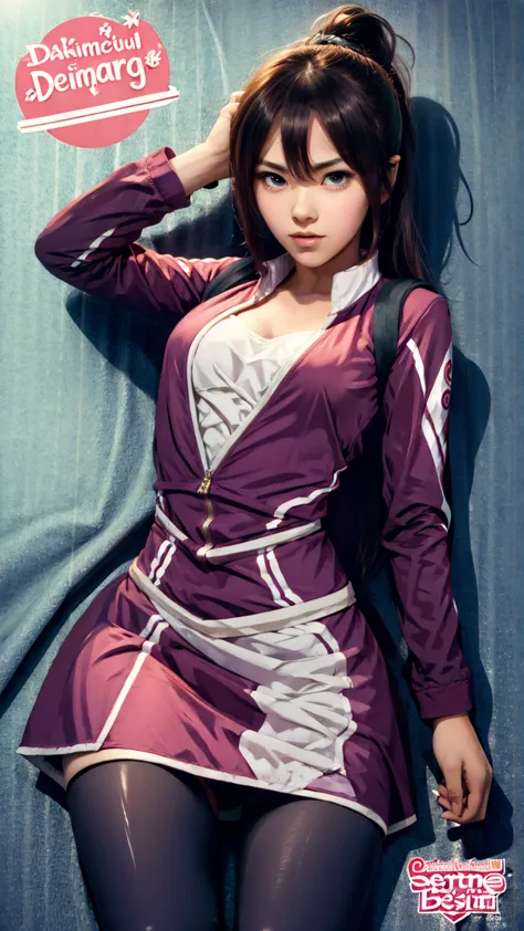 Dakimakura design, beautiful anime girl, High quality