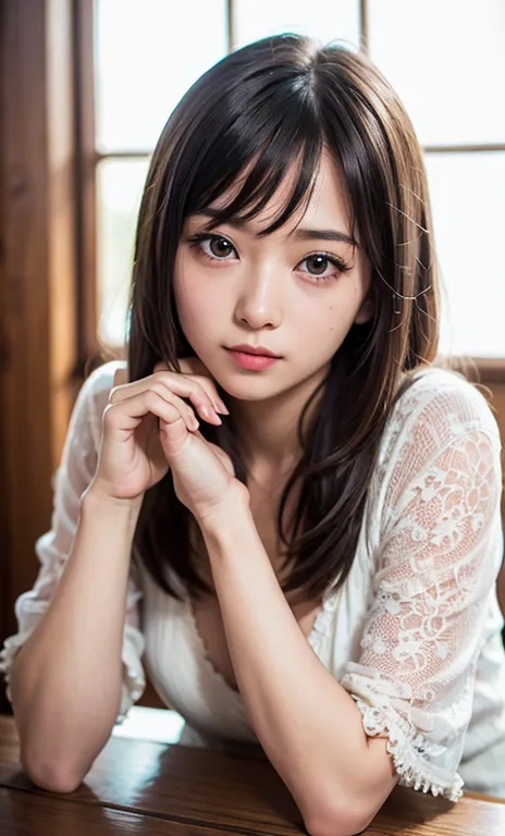 Uruchan-6500-v1.1, (RAW Photos:1.2), (Realistic:1.4), Beautiful detailed girl, Very detailed eyes and face, Beautiful and beauti...