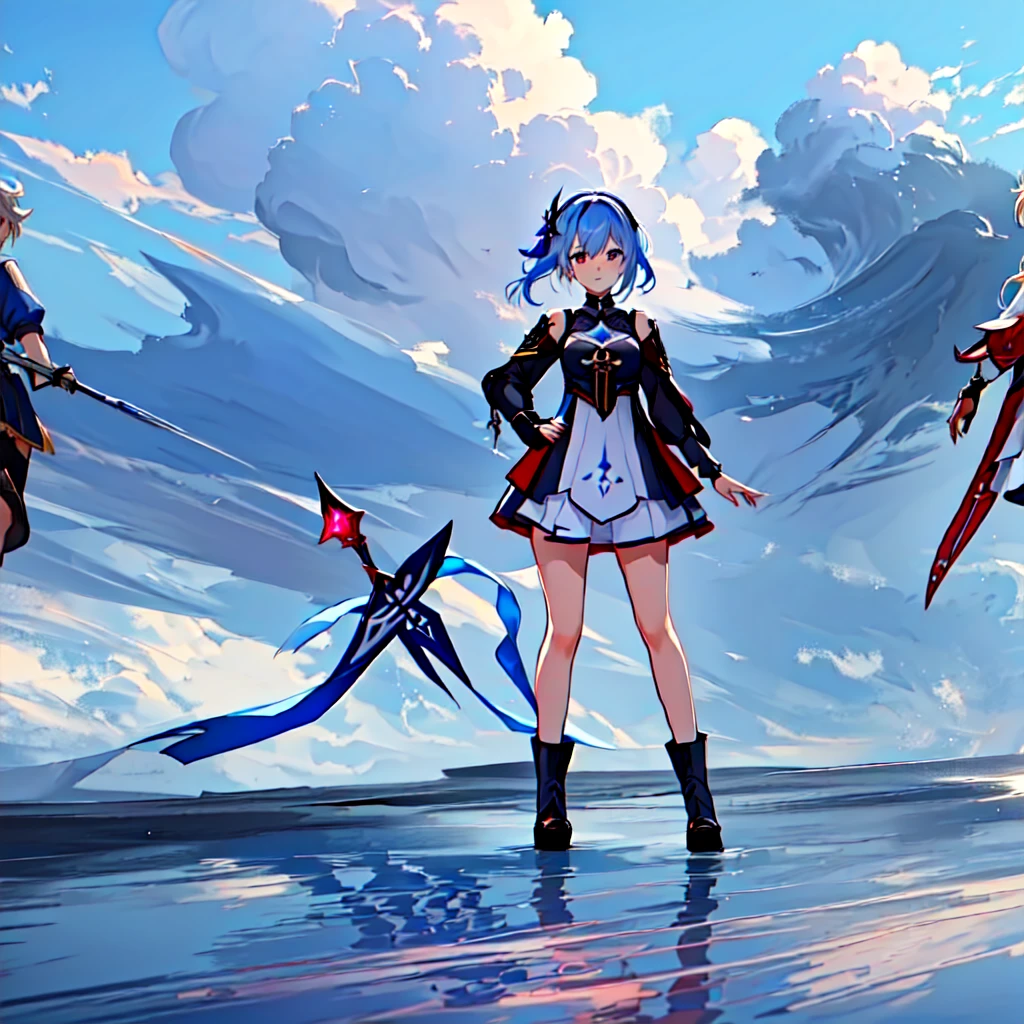 Azur Lane、Genshin Impact, video game、 様式化されたanime, Blue Protocol、anime、game、MMO、オンラインgame、Character、Fantasy God Realm、5-people、5-peopleの仲間、Phantom God