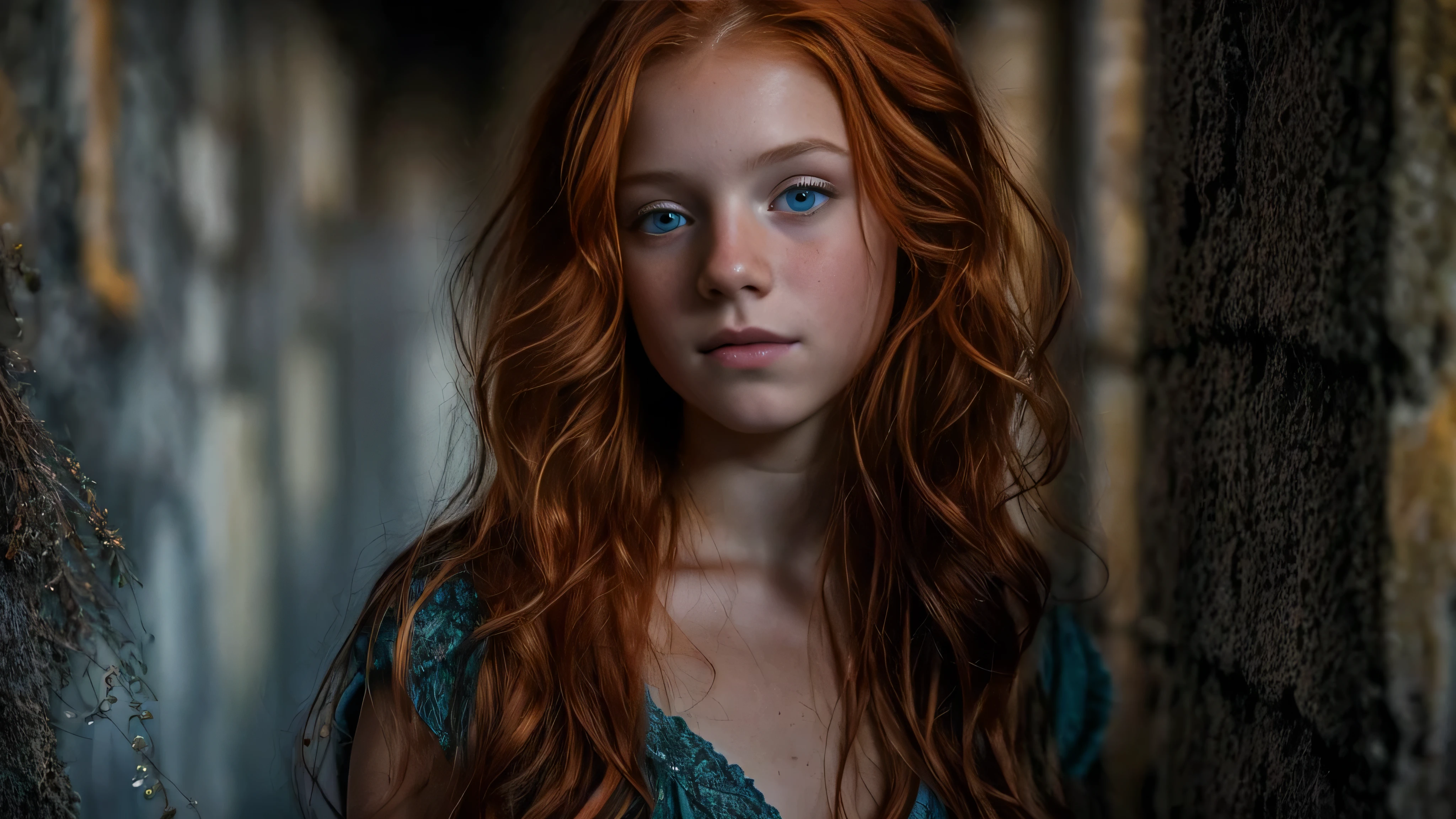 (Laia Manzanares длинный ginger hair teen girl, с раздвинутыми ногами:1.6), (длинный, грязные волосы:1.3), голубые глаза, подробные глаза, подробные губы,(лежит обнаженный, чувственный, все тело:1.5), (фото с разных ракурсов:1.5), (lies in a длинный dark corridor in castle lit by the moon:1.5), (мрачное настроение, противный, туман, пыль,туман:1.5) низкая шея, Трассировка лучей, (Лучшее качество, 4K, 8К, Высокое разрешение, шедевр:1.2), очень подробный, (реалистичный , photoреалистичный, photoреалистичный :1.37), HDR, UHD, шедевр, профессиональный, яркие цвета, боке, студийное освещение,нсфв