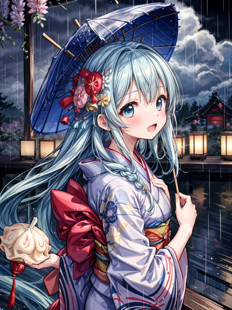 masterpiece, best quality, extremely detailed, (illustration, official art:1.1), 1 girl ,(((( light blue long hair)))), ,(((( li...