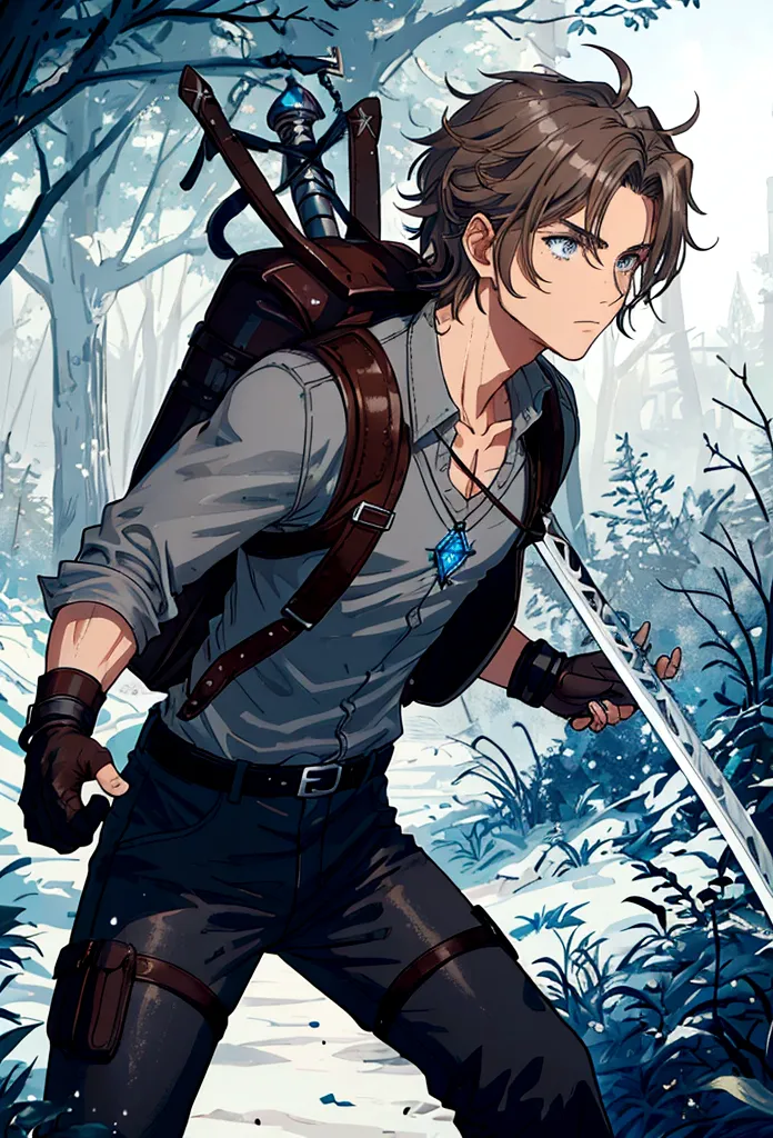 ((Best quality)), ((Masterpiece)), (Detailed): Axel Branford, age 28, light brown wavy hair, blue-gray eyes, athletic build, ser...