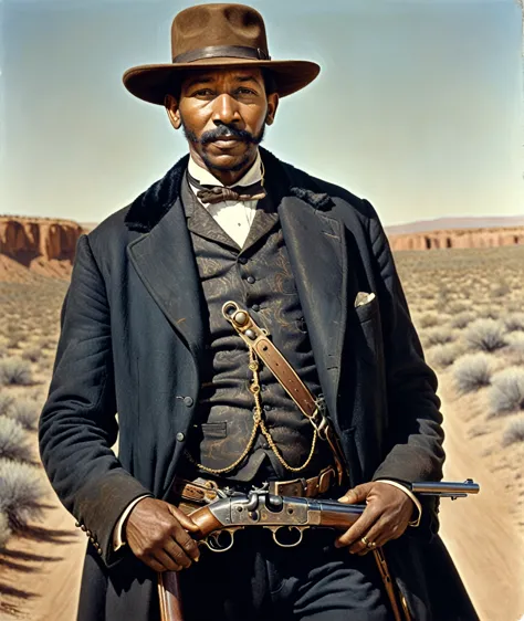 Bass Reeves enfadado, cinematica