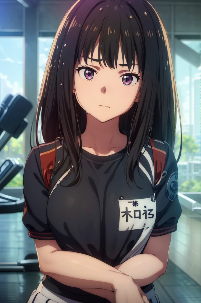 (wearing ,gym uniform:1.3),{{gym uniform:see through:1.5}},{{be wet in the body,water immersion,steam,sweat:1.3}}, Top quality, 1 beautiful Japanese woman, teen,high school student,(1),medium hair, (Black hair:1.2), Ultra-realistic capture, Highly detailed, High resolution 16k close-up of human skin. Skin texture must be natural, With such detail that pores can be finely identified. Skin should look healthy, In a uniform tone. Use natural light and color,
