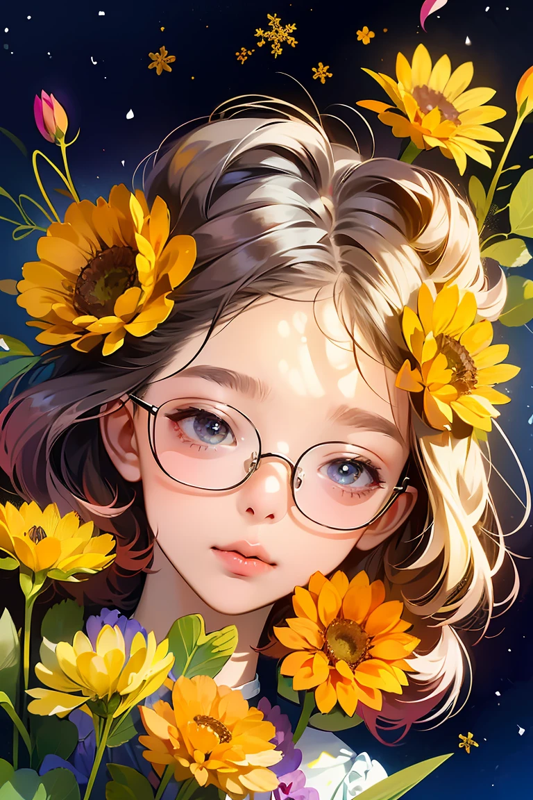 1fille, seulement, extremely detailed eyes, starfish, coquillage, coquilles, fleur, a, ornements de cheveux, bijoux, chapeau de paille, voir le spectateur, des lunettes de soleil, hatfleur, Paille, hairpin, EarAnneaus, Red fleur, Colored glasses, yellowfleur, frange, texte en anglais, Cheveux multicolores, orangefleur, cheveux noirs, Anneau, Ccup, cheveux longs, lunettes teintées orange, nourriture, cheveux bruns, portrait, ornement de cheveux en coquillage