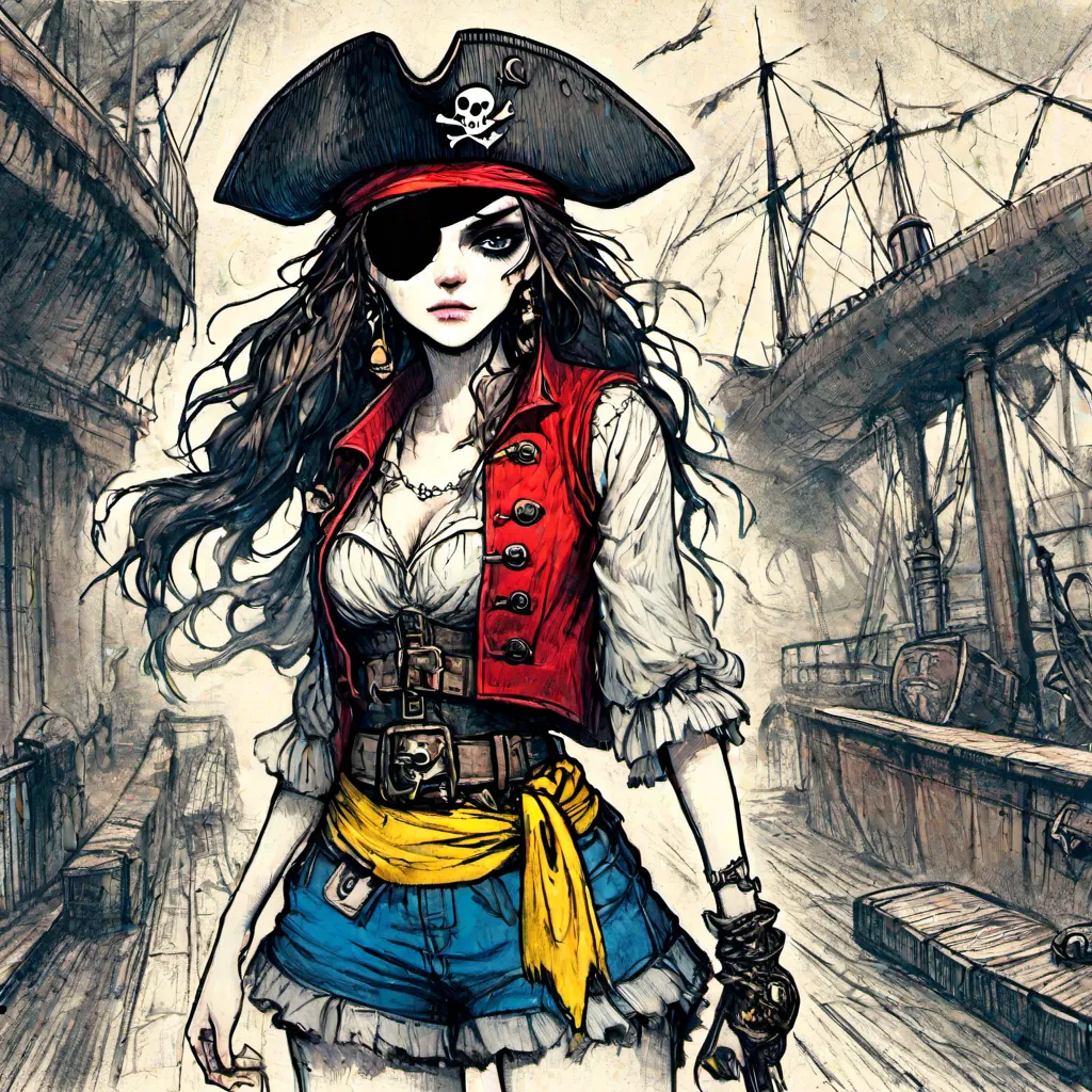 黑暗歌特风海盗船长