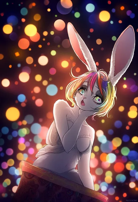 toy chica x mangle kiss - SeaArt Al - Free Al Art Generator