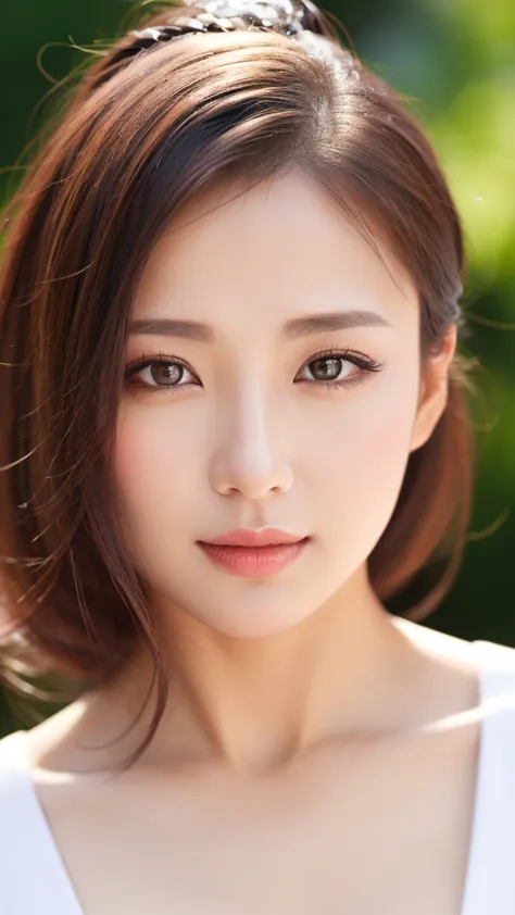 (tabletop、highest quality、8k、award-winning works、ultra-high resolution)、one woman、(face close-up:1.2)、perfect beautiful face