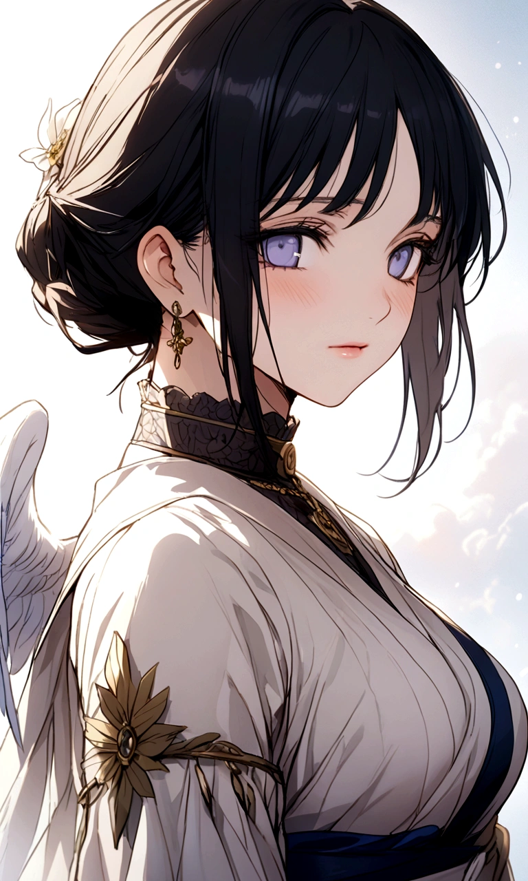 hinata hyuga, very beautiful female angel