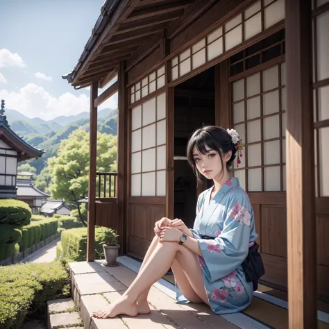 ((最high quality, 8k, masterpiece: 1.3, Ultra HD, high quality, 最high quality, High resolution, realism)) 、Beautiful Japan woman ...