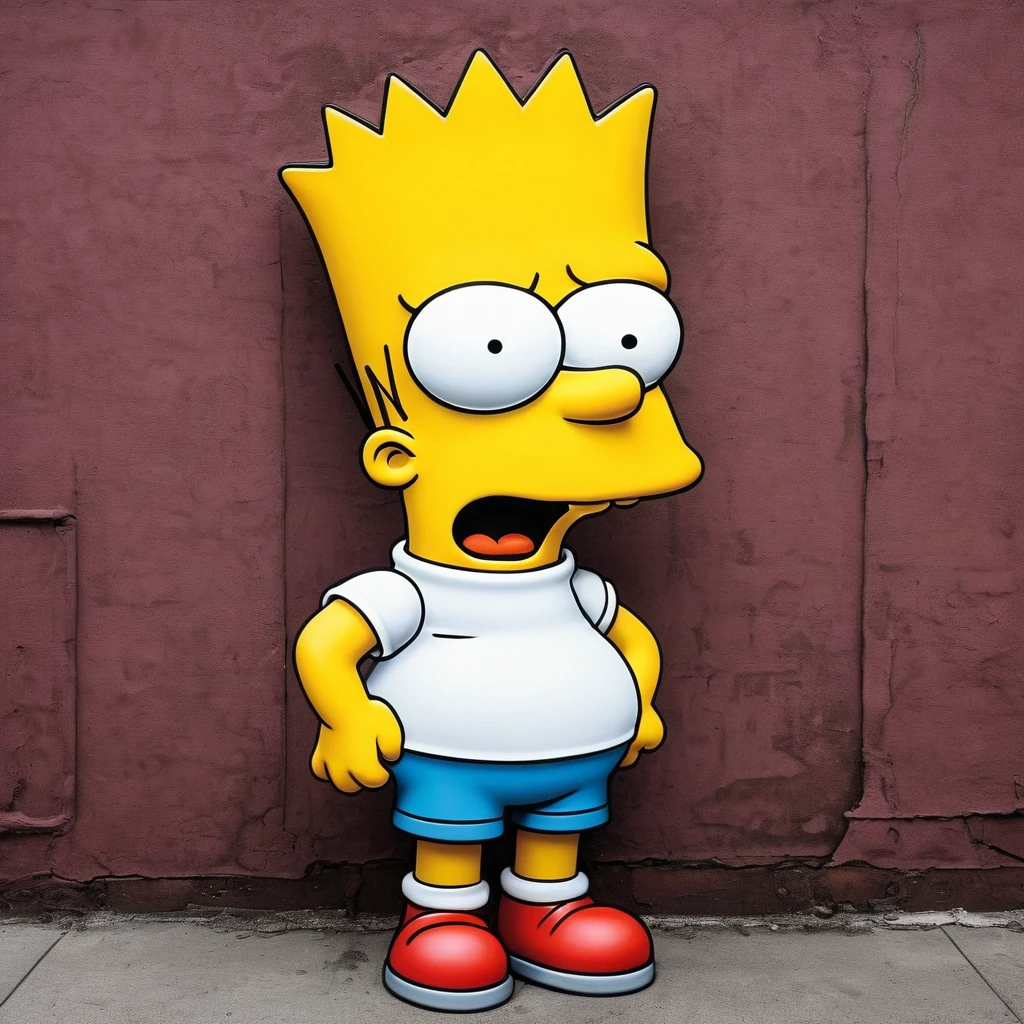 Art surrealism bart simpson - SeaArt AI