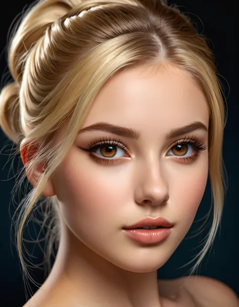 (intricately detailed portrait:1.15), ((best soft studio lighting:1.2)), (1girl:1.3, 20-year-old), Realism, (high resolution), (...