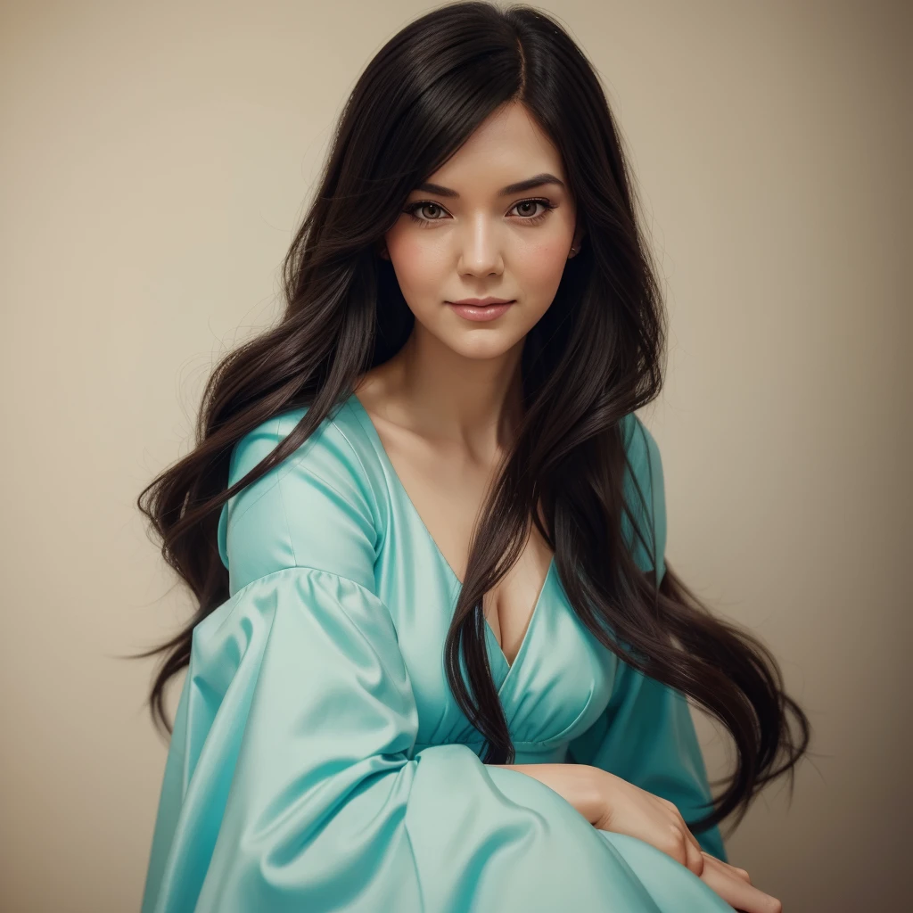 a close up of a woman with long hair and a dress, artgerm and atey ghailan, beautiful digital artwork, adorable digital painting, cute detailed digital art, beautiful character painting, beautiful digital illustration, style artgerm, artgerm and lois van baarle, in the style of ross tran, inspired by Ross Tran, stylized anime