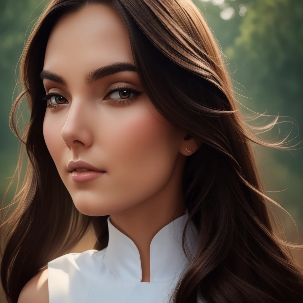 a close up of a woman with long hair and a dress, artgerm and atey ghailan, beautiful digital artwork, adorable digital painting, cute detailed digital art, beautiful character painting, beautiful digital illustration, style artgerm, artgerm and lois van baarle, in the style of ross tran, inspired by Ross Tran, stylized anime, perfect job, [no anatomy imperfections], [graceful and joyful girl]