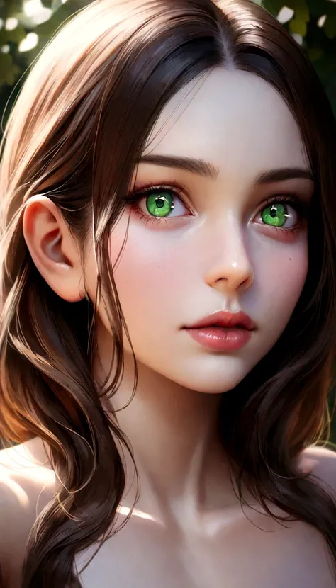 Afared Full Woman, with green eyes, Nude, Ultra realistic, Meticulously  detailed - SeaArt AI