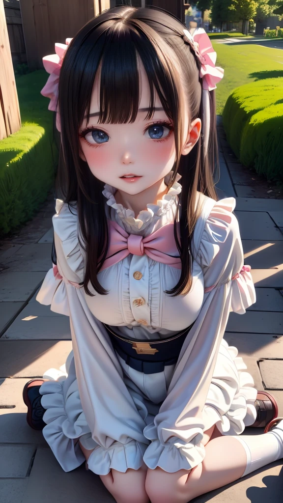 ((loli:1.2,:1.2)),(random sex pose:1.2),(random kids clothes:1.5),(Thin type:1.5),(big breasts),(random hairstyle),(Highest image quality,(8k),ultra-realistic,best quality, high quality, high definition, high quality texture,high detail,beautiful detailed,fine detailed,extremely detailed cg,detailed texture,a realistic representation of the face,masterpiece,Sense of presence)