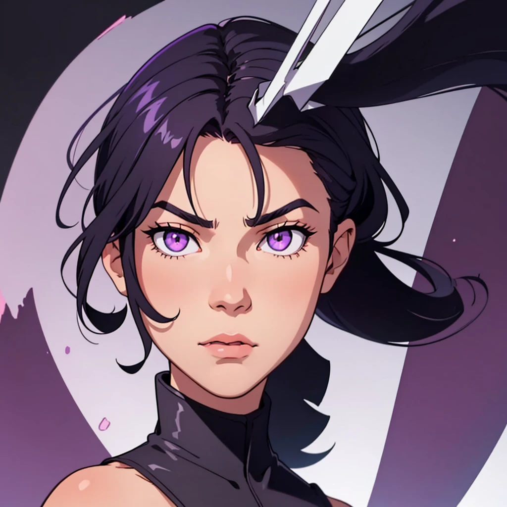 Short black hair, full top of head hairstyle, highres, high resolution, masterpiece, wide purple eyes, pointy eye shape, masterpiece, best quality, highres, 1 man, looking at camera, looking forward, square face, wide face, looking straight, messy full hair, black hair, top of head full hair, full pointy eyebrows, short black full hair, teenager, light background, full body, teenager, colorful parts, symbols, dark , bold, realistic mixing dark lines and loose lines, bold lines, on paper, human man, full body, imposing pose, stylish outfit, dark theme, handsome, good looking, boastful, standing, male, wide face, sharp chin, high cheekbones, sharp jawline, white background, highres, high resolution, masterpiece, face focus, focus on face, face center