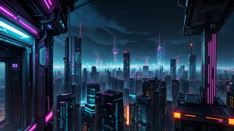 CIDADE, CYBERPUNK, atmospheric, DETALHES EM 8K