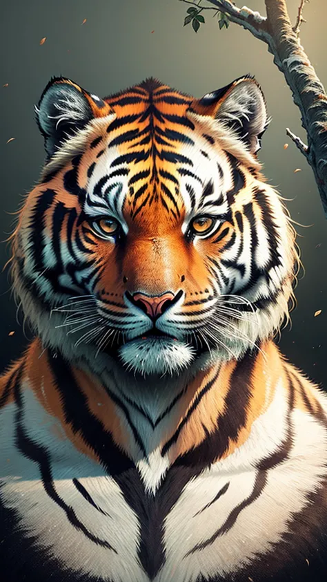 masterpiece, best quality, tiger