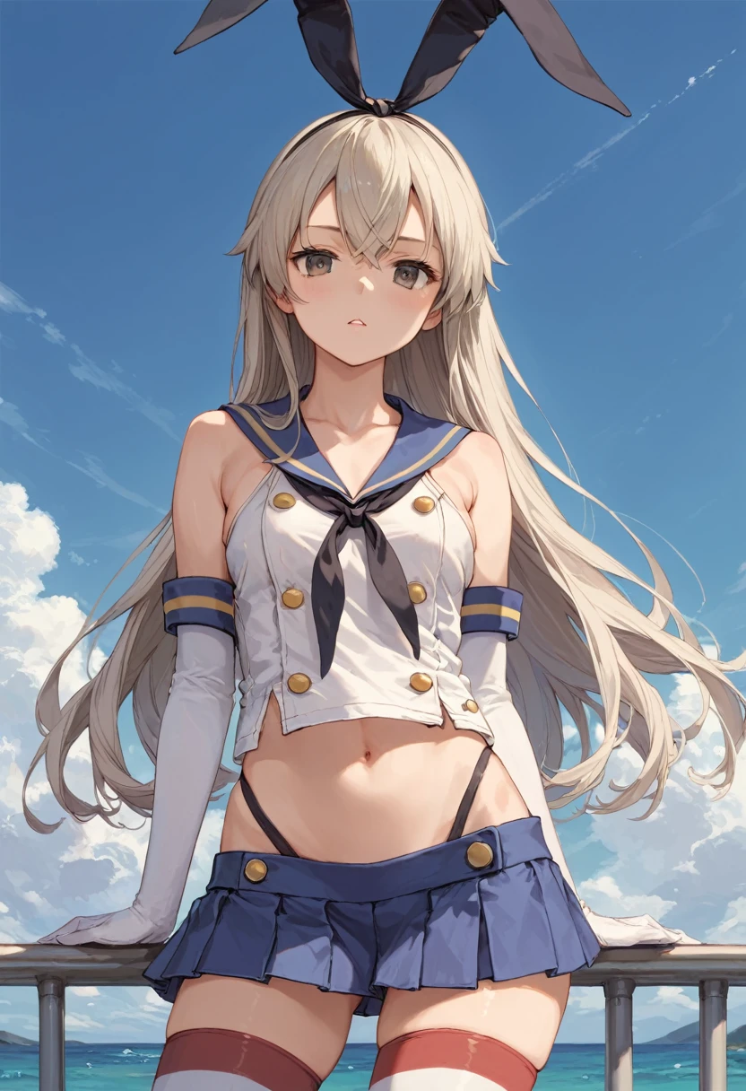 score_9,score_8_up,score_7_up,source_anime,cowboy shot,masterpiece,best quality,details background,extremely detailed,1girl,shimakaze(kancolle),Shimakaze unleashes her special move