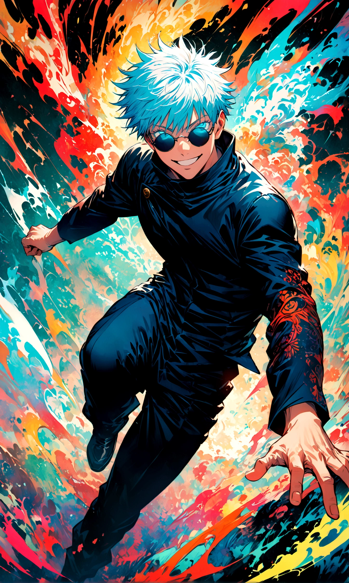 (1boy,gojou satoru,jujutsu kaisen),