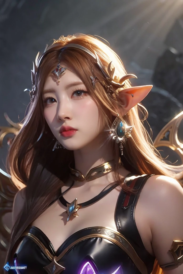 (Best quality, 4k, High-resolution, Masterpiece:1.2), Ultra-detailed, Realistic, Radiant lighting, Epoch Elves, Portraits, Fantastical colors, Fine art, Ethereal beings, Dreamlike, Whimsical creatures, Detailed facial features, Glowing eyes, Elven beauties, Ethereal glow, Mythical creatures, Harmonious composition, Dazzling colors, Stunning visual effects, Otherworldly appearance, Mesmerizing artistry,