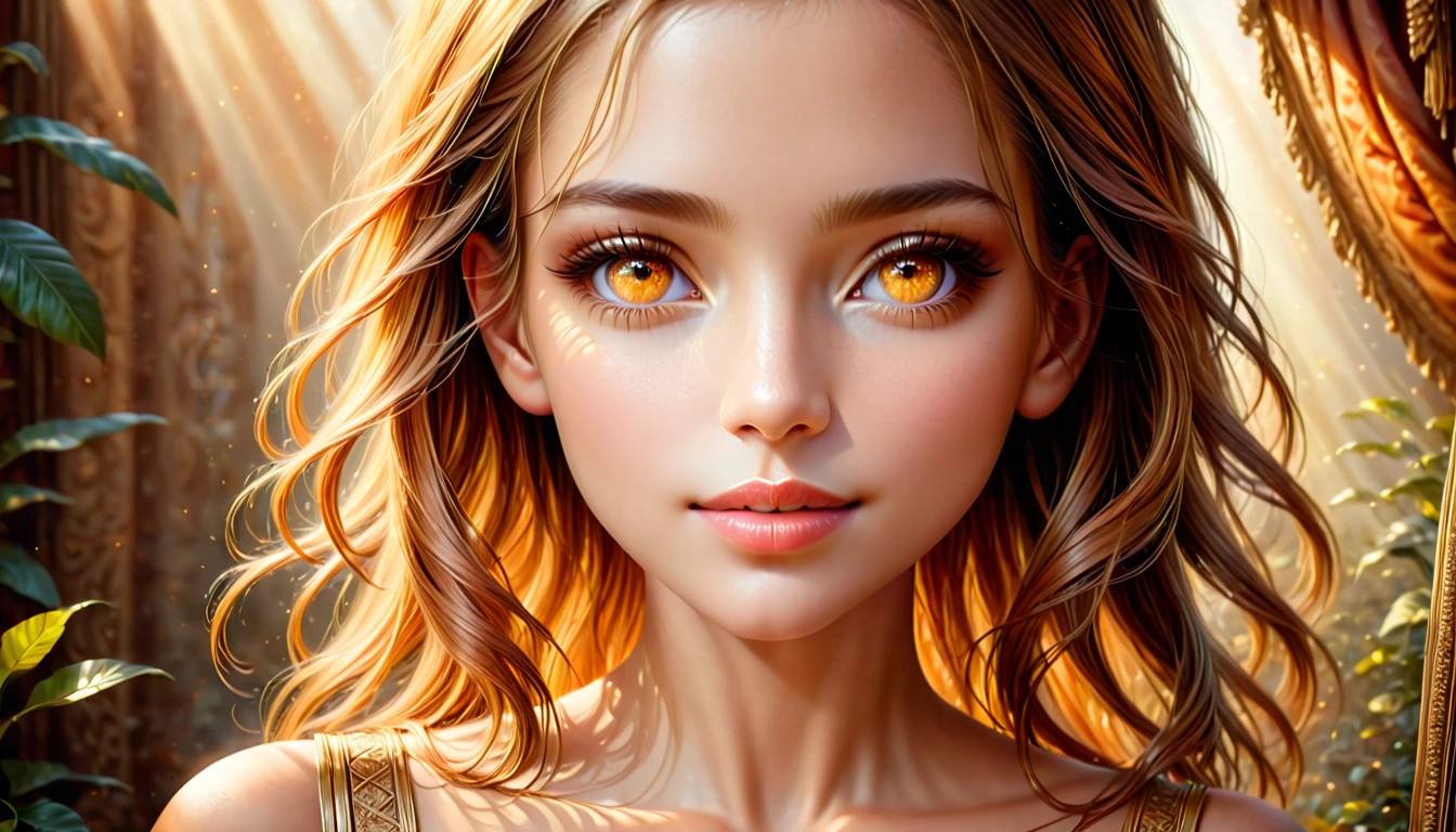 A young woman, beautiful detailed eyes, beautiful detailed lips, extremely detailed face and skin, long eyelashes, blowing a kiss to the viewer, smiling, elegant expression, soft lighting, warm color tones, cinematic composition, (best quality,4k,8k,highres,masterpiece:1.2),ultra-detailed,(realistic,photorealistic,photo-realistic:1.37),portrait,natural lighting,detailed background,intricate details,warm color palette,dreamy atmosphere