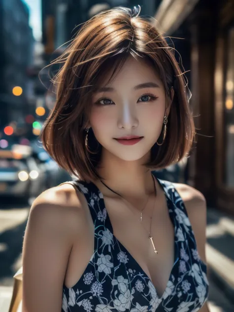 Asian woman Araffi has a necklace and necklace around her neck., German Bokeh Art 8k, Yanjun Chengt, Portraits of Korean female ...