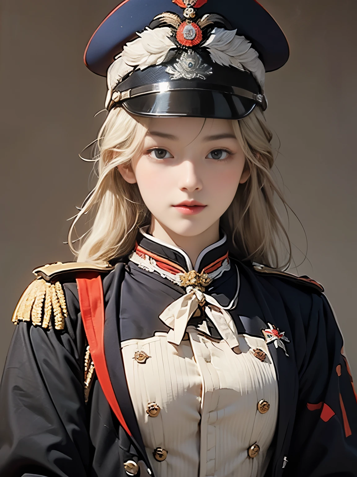 Reine Zerg Belle Fille: Ranlinger, 18 ans, (Commandant militaire prussien:1.6), Les cheveux en désordre, beautiful visage parfait, Peau douce, visage parfait, Yasutomo Oka&#39;le style de peinture, Seins gros et fermes, mamelons durs, Wearing the black uniform of a Commandant militaire prussien, Médailles militaires,  exposer les seins, Décolleté exposé, Ajouter du violet clair et du violet, Ajouter du rouge clair, détails complexes, écran de démarrage, Résolution 8k, chef-d&#39;œuvre, Grave, Des yeux perçants, casser, argent blanc, Pose sexy dynamique, Transpirer, (saluer, savoir:1.4), (Château du 18ème siècle, Berlin:1.3), Des yeux perçants, casser, blonde blanche, Vents forts, lumière colorée