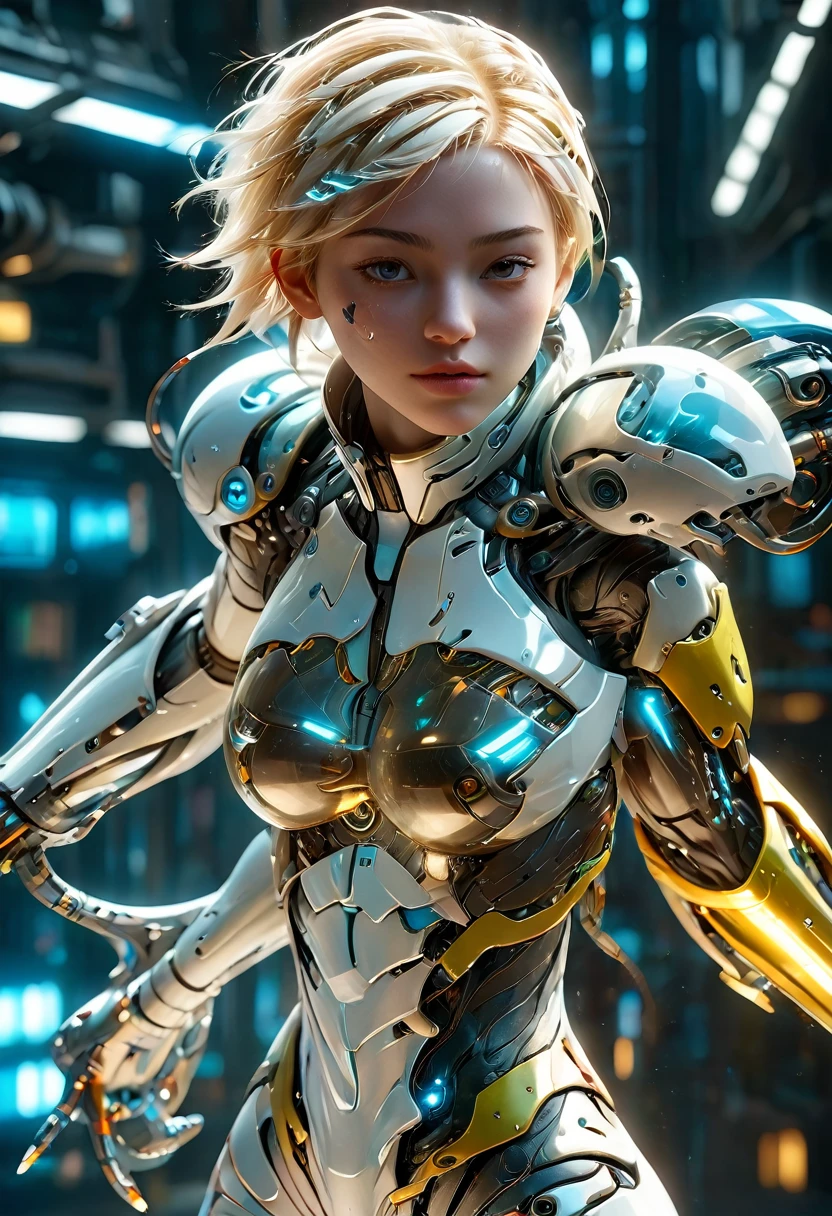 ((best quality)), ((masterpiece)), (detailed:1.4), 3D, Image of a beautiful cyberpunk woman,human development report (high dynamic range),Ray tracing,NVIDIA RTX,super resolution,Unreal 5,subsurface scattering,PBR texture,post processing,Anisotropic filtering,depth of field,Maximum clarity and sharpness,multi-layer texture,Albedo and specular maps,surface coloring,Accurate simulation of light-material interaction,Perfect proportion,octane rendering,Two-tone lighting,Large aperture,Low ISO,white balance,rule of thirds,8K original,