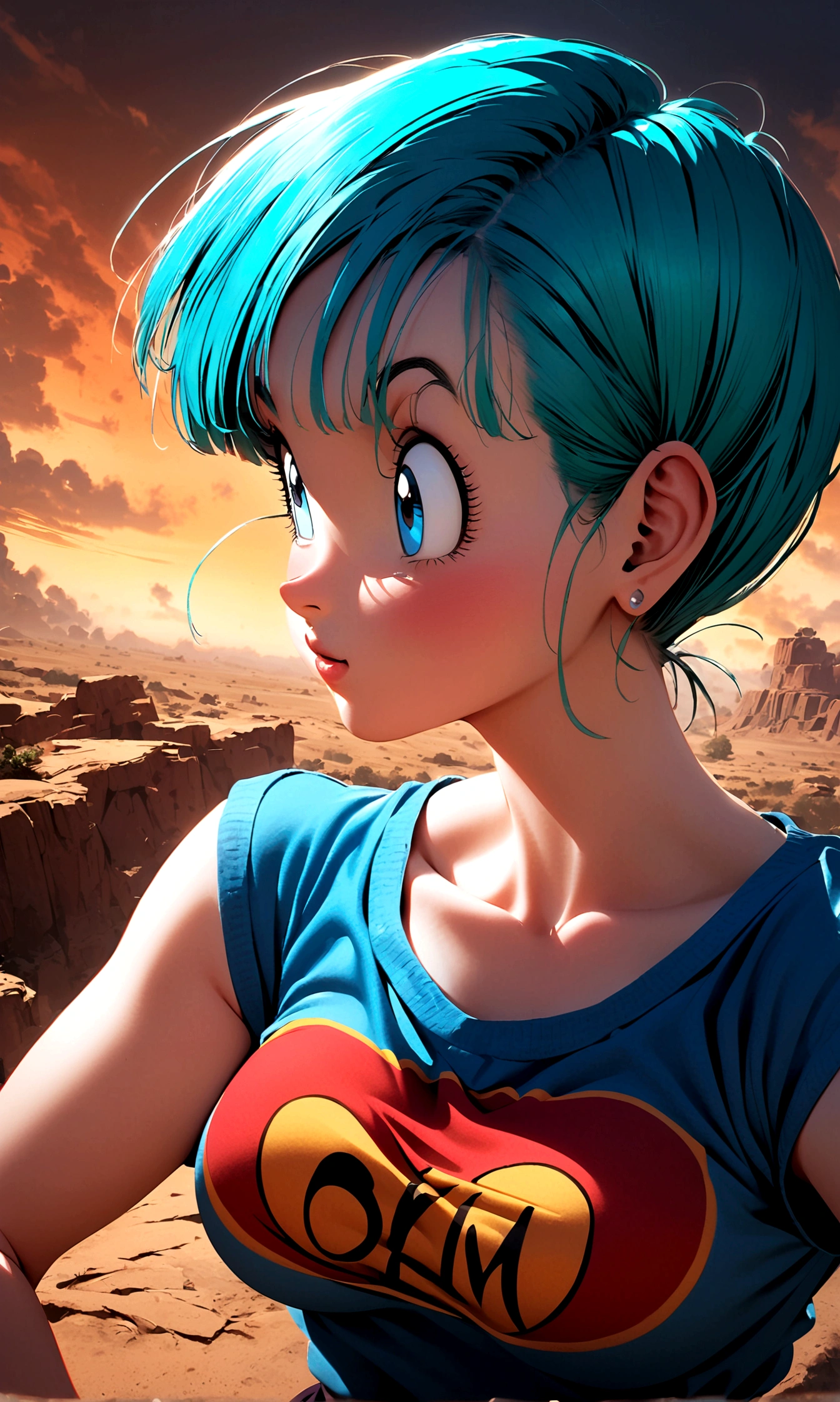 (1fille,Bulma,Dragon Ball,)